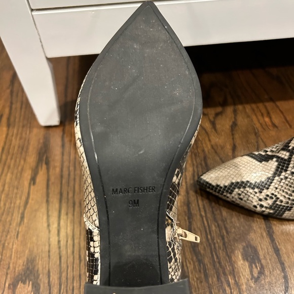 Marc Fisher heeled snakeskin booties - Picture 6 of 6